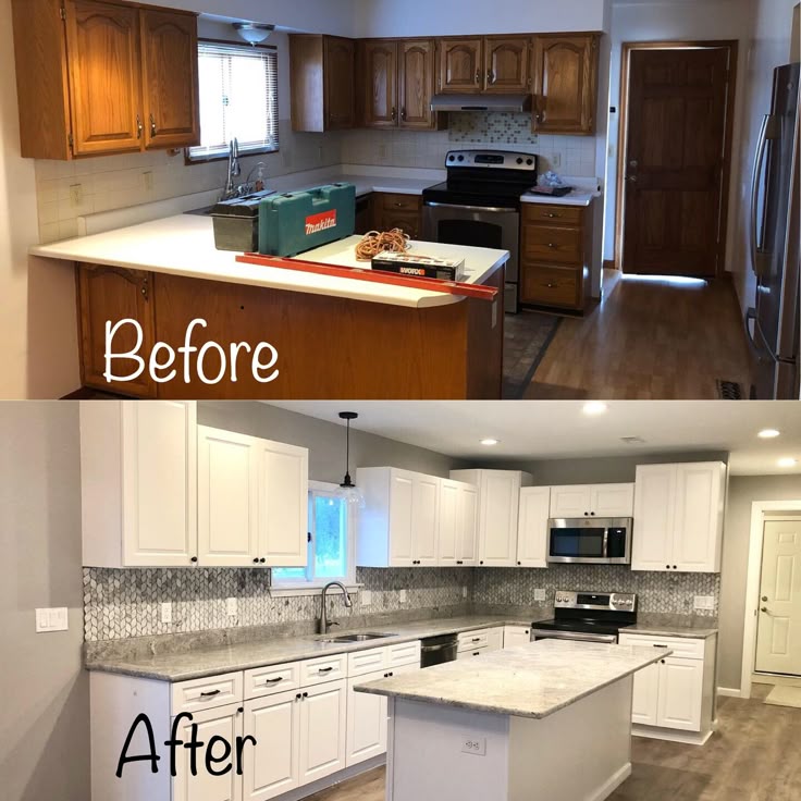 Before and After Kitchen Remodel